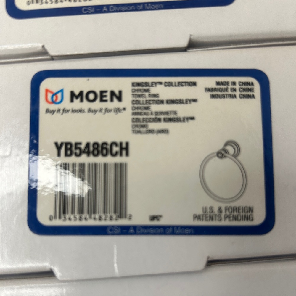 Moen Towel Ring in Chrome